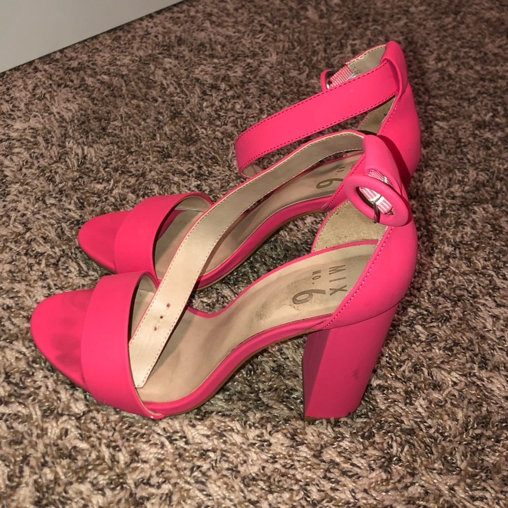 Pink Strappy Heel